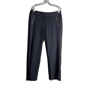 Worthington Modern Fit Dress Pants Size 10p Petite Black/Gray Check Trouser